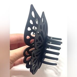 NEW LARGE Matte Boho Double Layer Cut out Butterfly Hair Claw Clip​